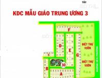 Bán 2 lô đất mẫu giáo trung ương 3, quận 9, lô b giá 67 tr/m2, lô f giá 64 tr/m2