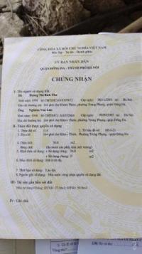 Chính chủ bán nhà cấp 4-diện tích= 37m2x2.5 tầng - đê la thành nhà đẹp ở ngay giá cung cấp chỉ 2.2 t